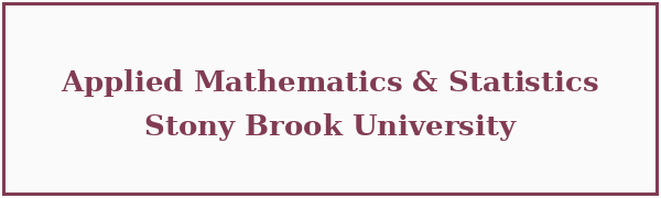 Applied Mathematics and Statistics, Stony Brook University